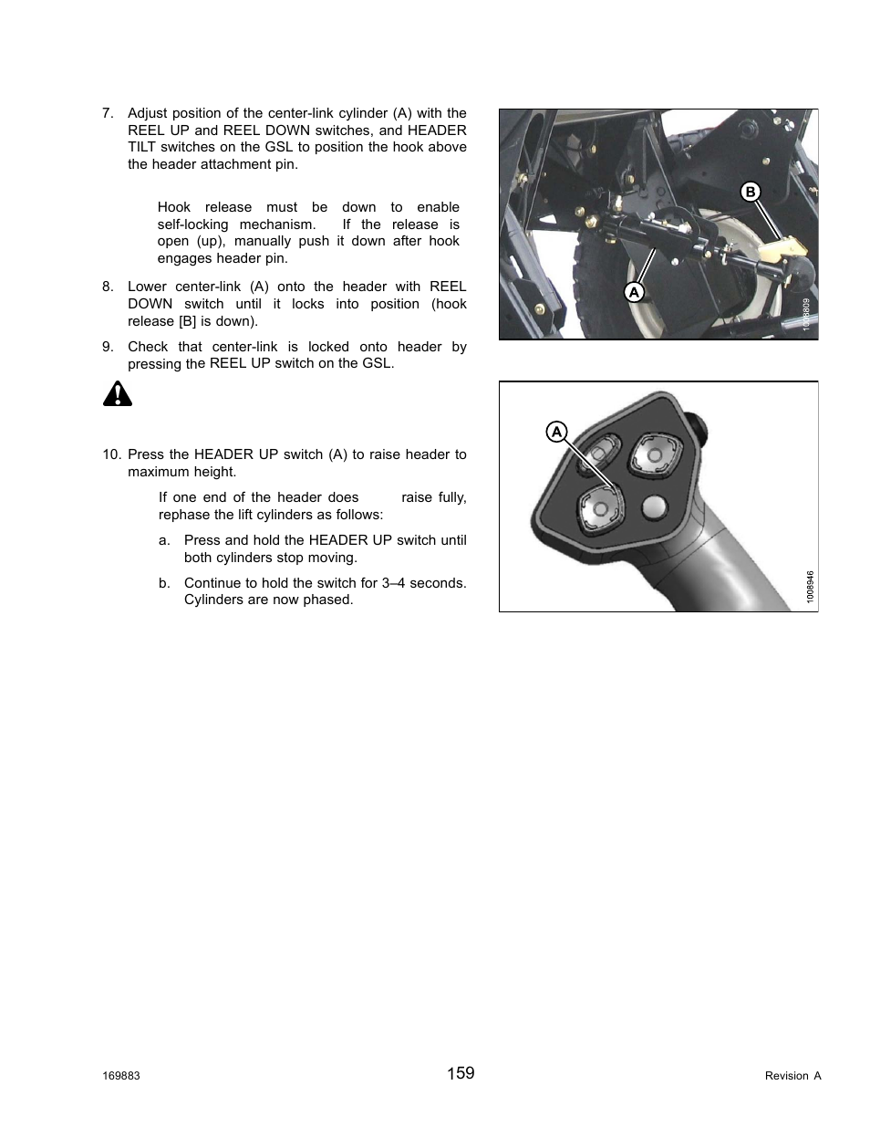 Caution | MacDon M155 Operators Manual User Manual | Page 175 / 458