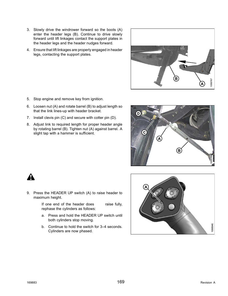 Caution | MacDon M155 Operators Manual User Manual | Page 185 / 458