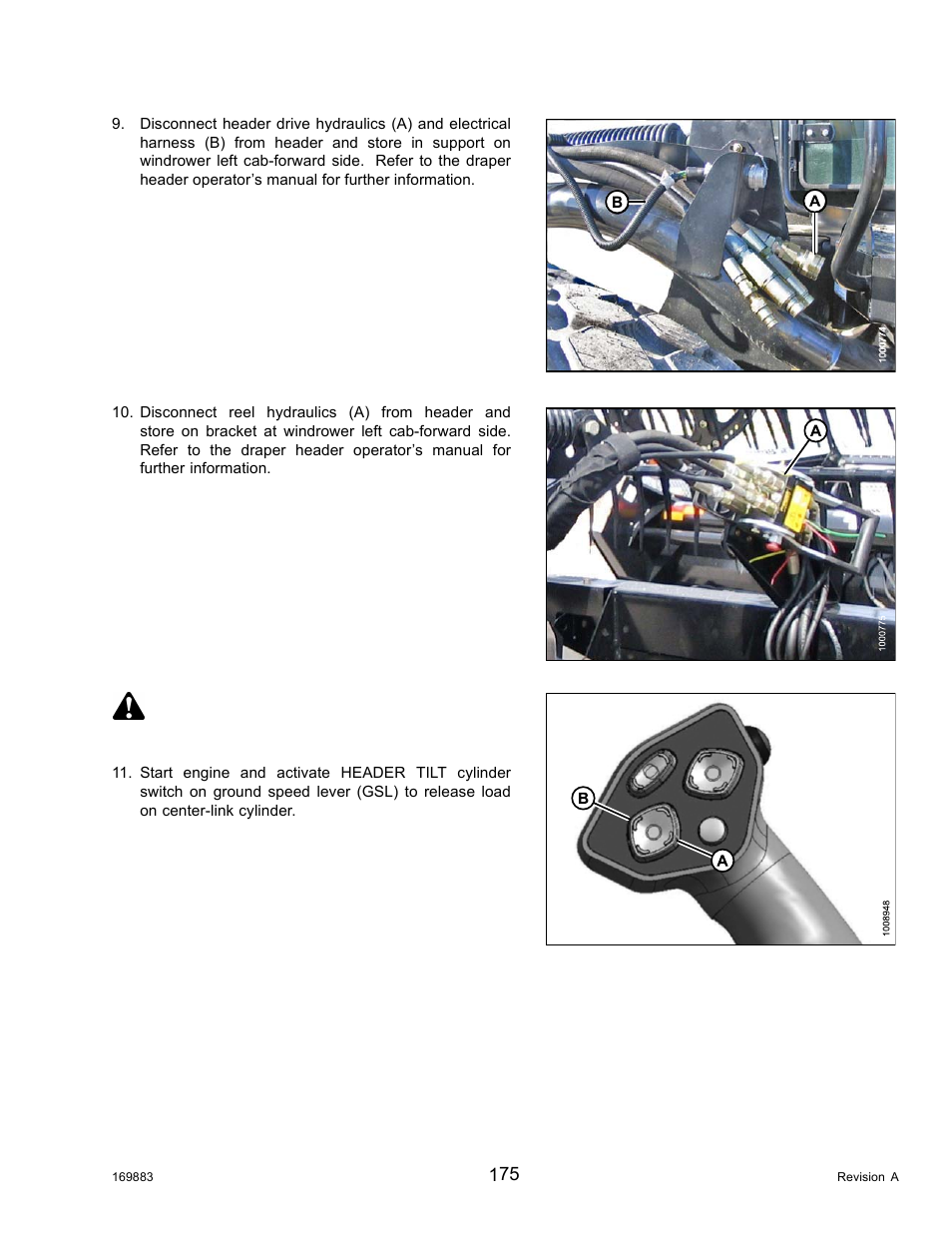 Caution | MacDon M155 Operators Manual User Manual | Page 191 / 458