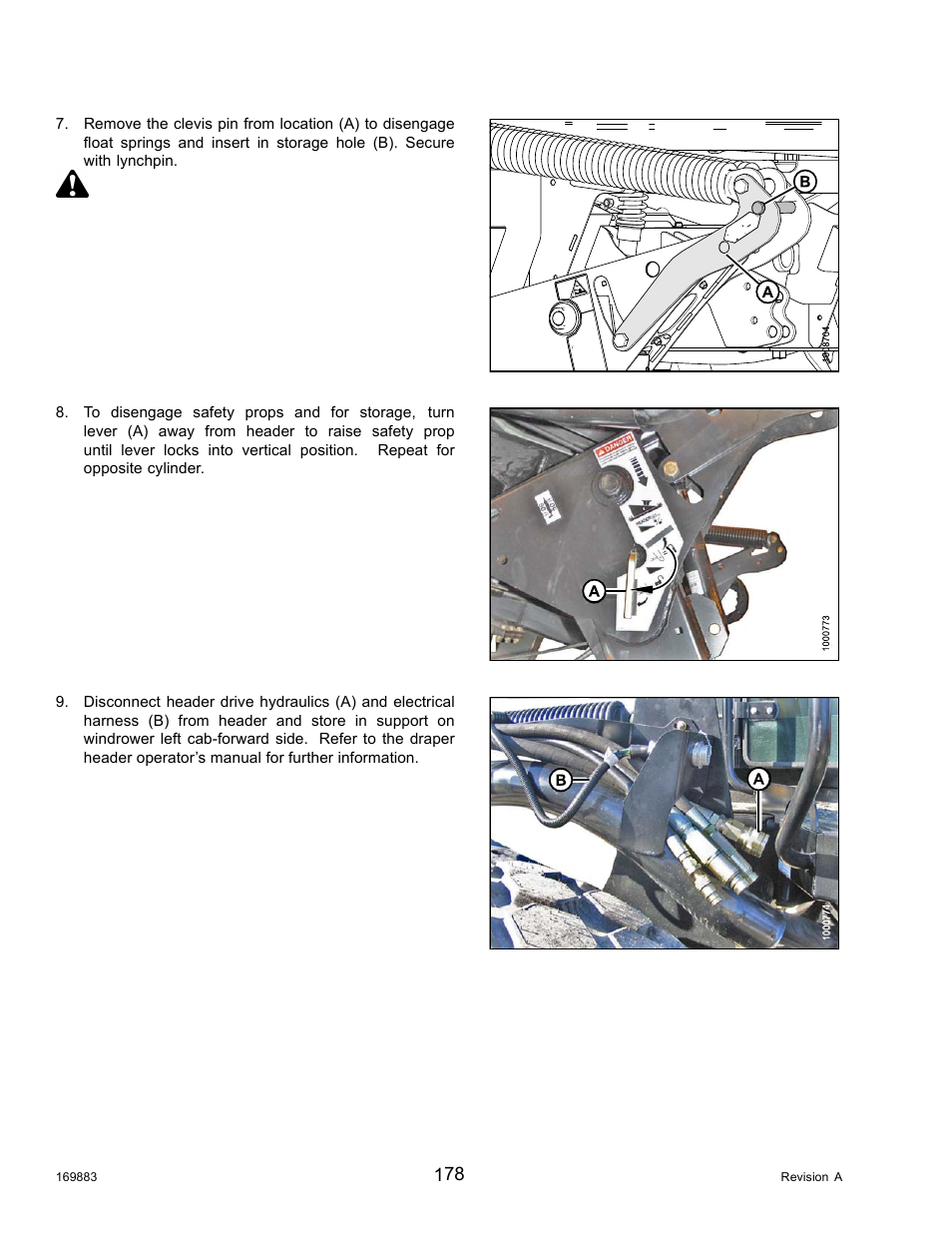 Caution | MacDon M155 Operators Manual User Manual | Page 194 / 458