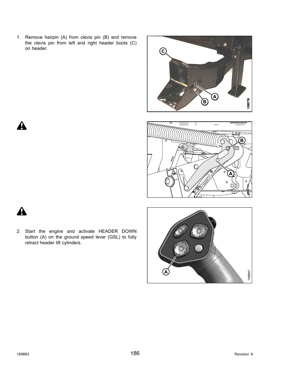 Caution | MacDon M155 Operators Manual User Manual | Page 202 / 458