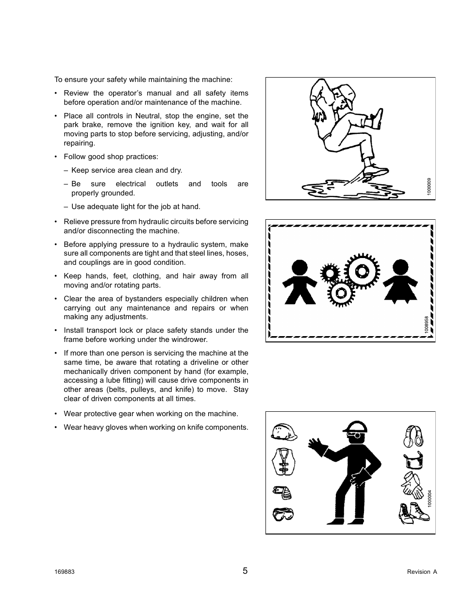 4maintenance safety, Maintenance safety, 4 maintenance safety | MacDon M155 Operators Manual User Manual | Page 21 / 458