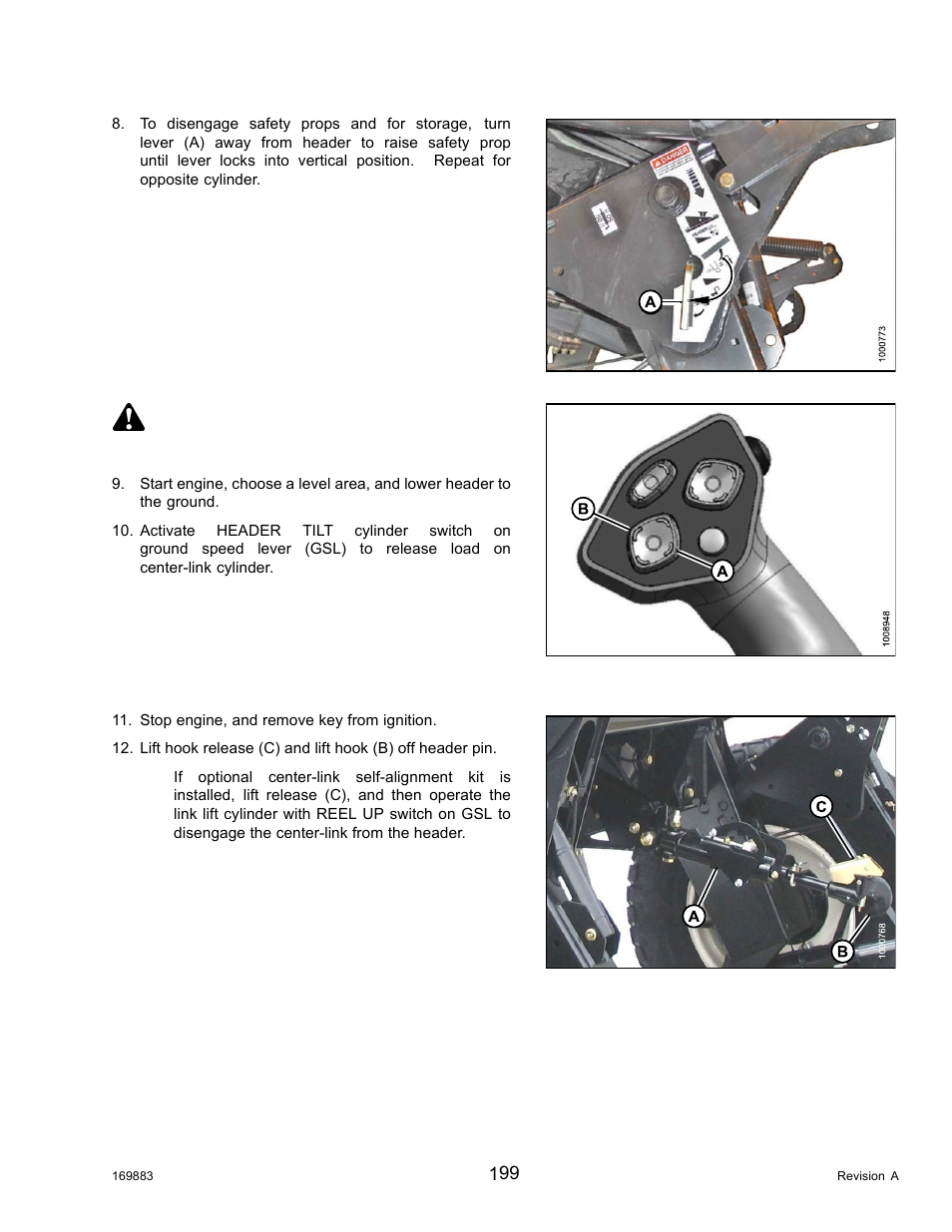 Caution | MacDon M155 Operators Manual User Manual | Page 215 / 458