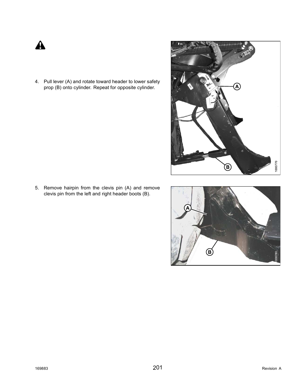 Danger | MacDon M155 Operators Manual User Manual | Page 217 / 458