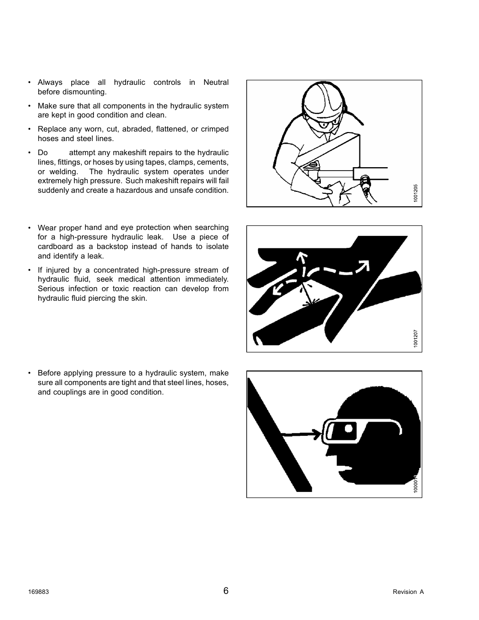 5hydraulic safety, Hydraulic safety, 5 hydraulic safety | MacDon M155 Operators Manual User Manual | Page 22 / 458
