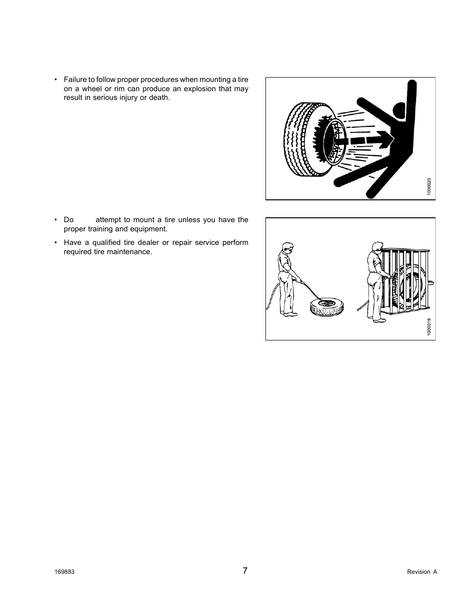 6tire safety, Tire safety, 6 tire safety | MacDon M155 Operators Manual User Manual | Page 23 / 458