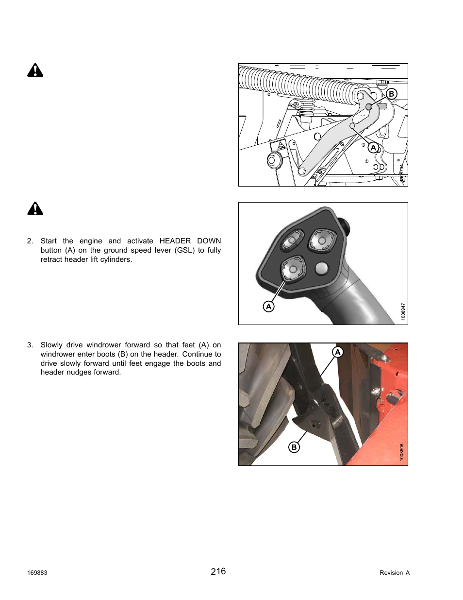 Caution | MacDon M155 Operators Manual User Manual | Page 232 / 458