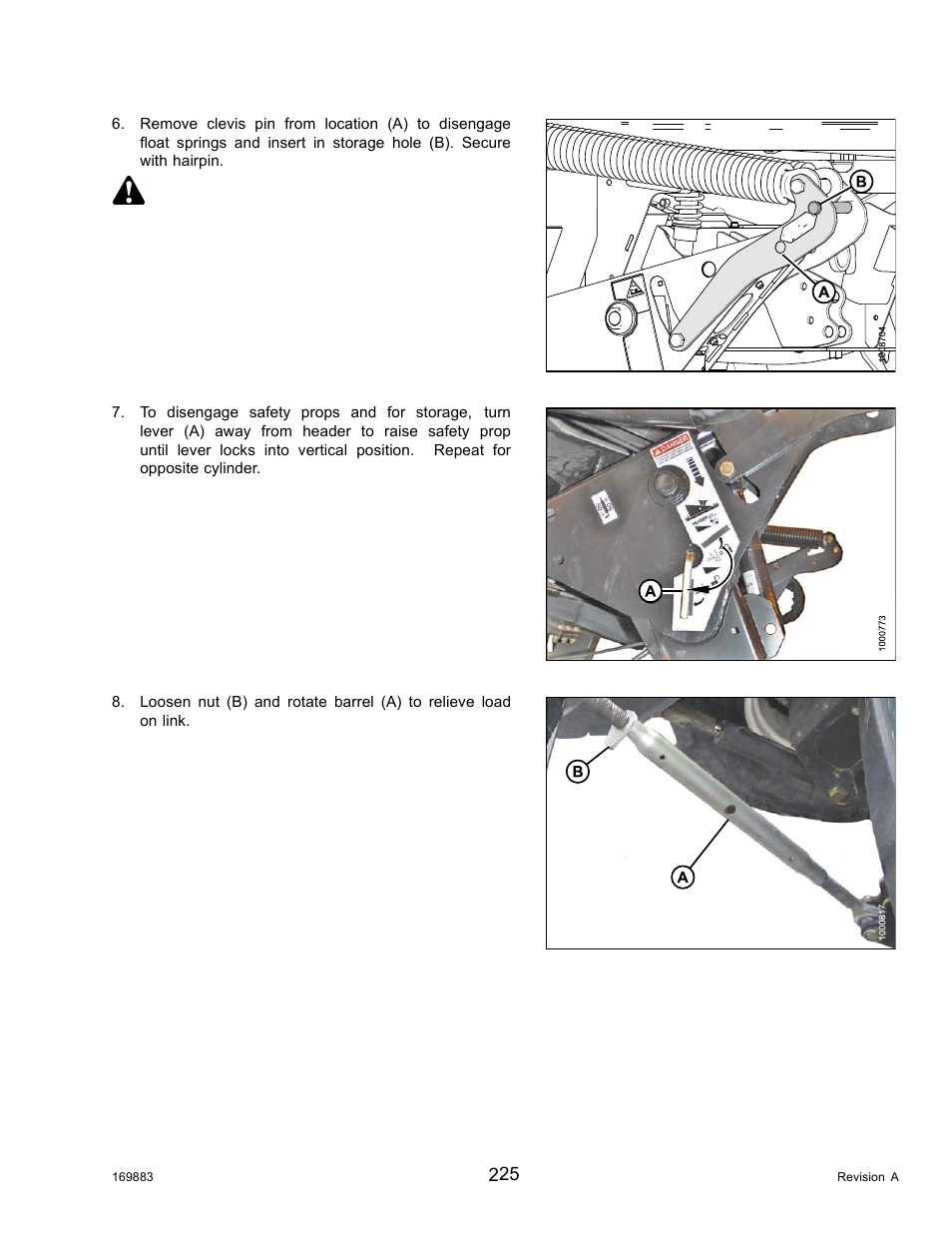 Caution | MacDon M155 Operators Manual User Manual | Page 241 / 458