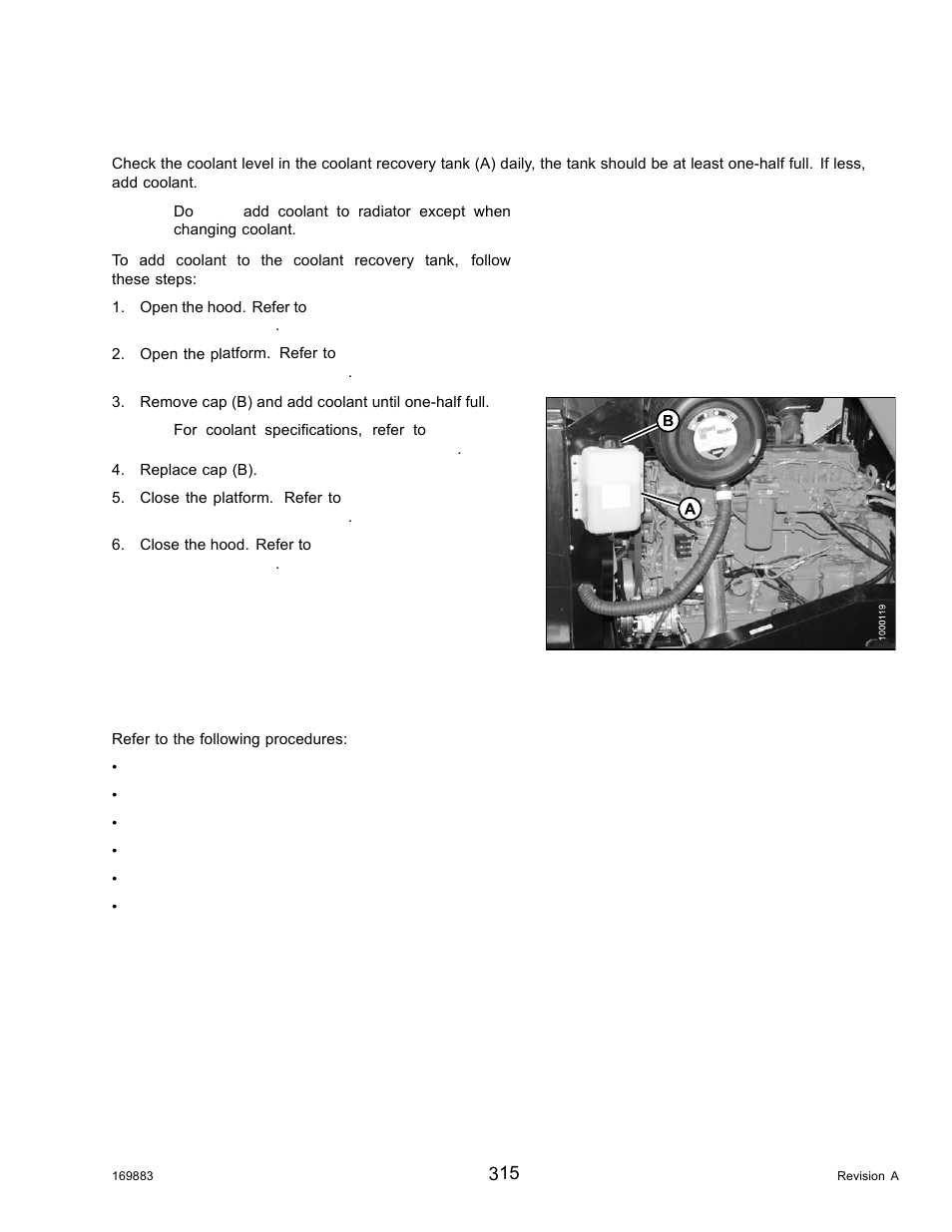 Adding coolant, Maintaining engine cooling box, Adding | MacDon M155 Operators Manual User Manual | Page 331 / 458