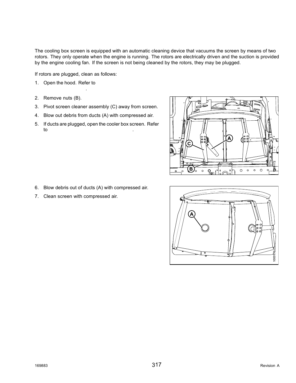 Cleaning screens and coolers | MacDon M155 Operators Manual User Manual | Page 333 / 458