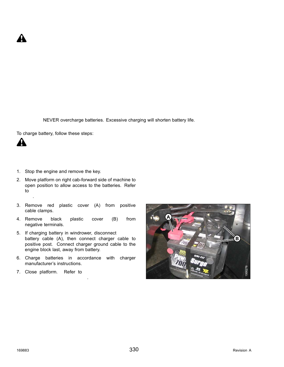 Caution, Danger | MacDon M155 Operators Manual User Manual | Page 346 / 458