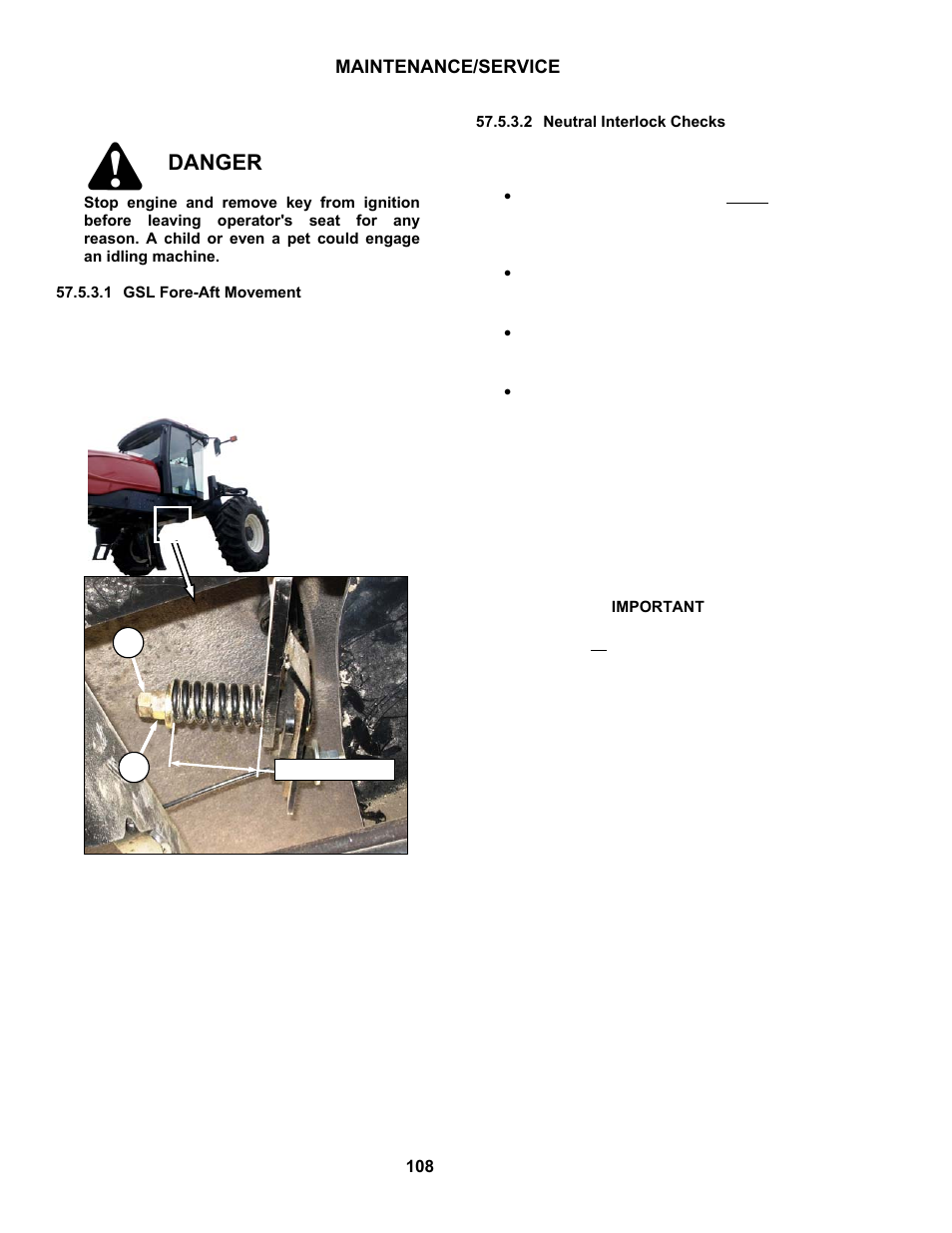 Danger | MacDon M100 SP Operators Manual User Manual | Page 110 / 193