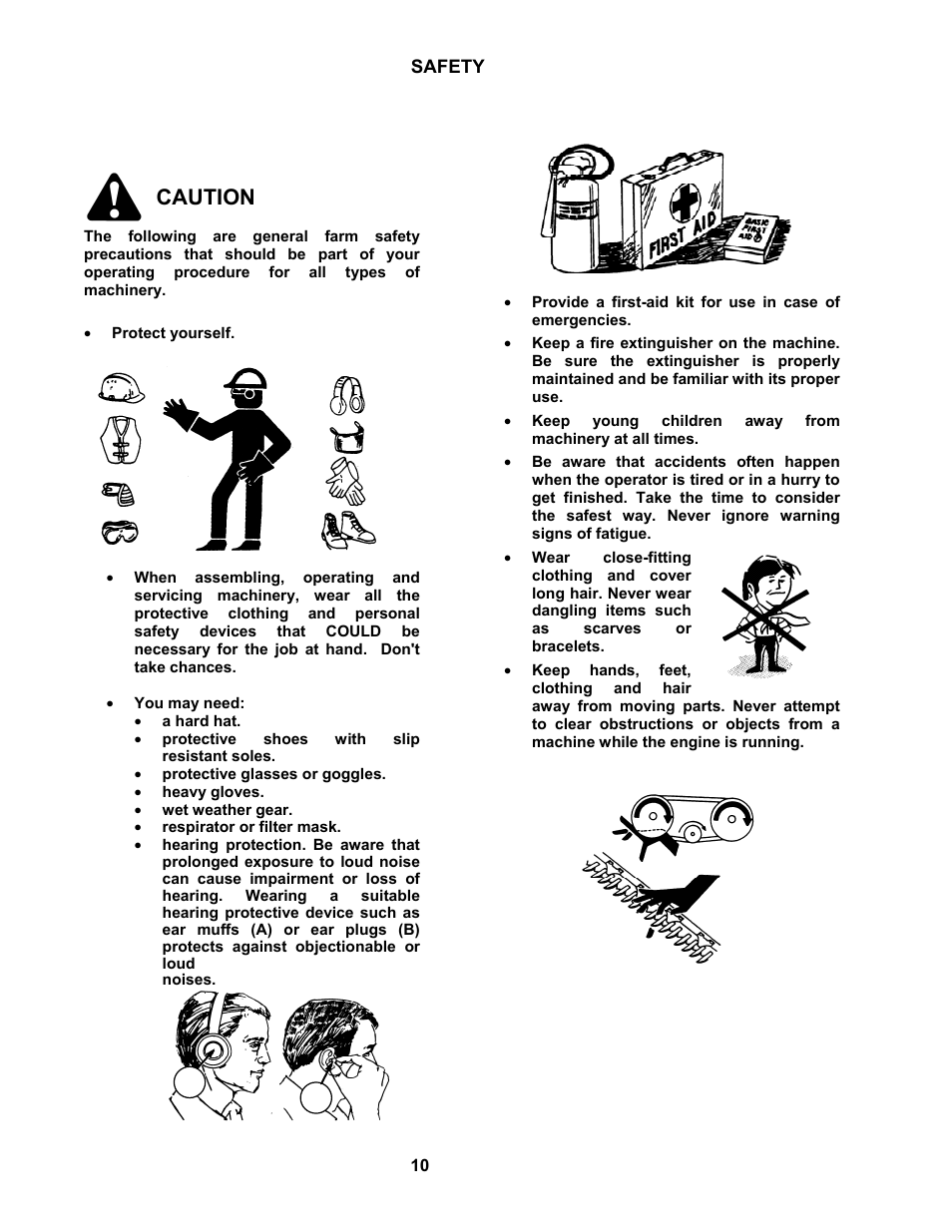 Caution | MacDon M100 SP Operators Manual User Manual | Page 12 / 193