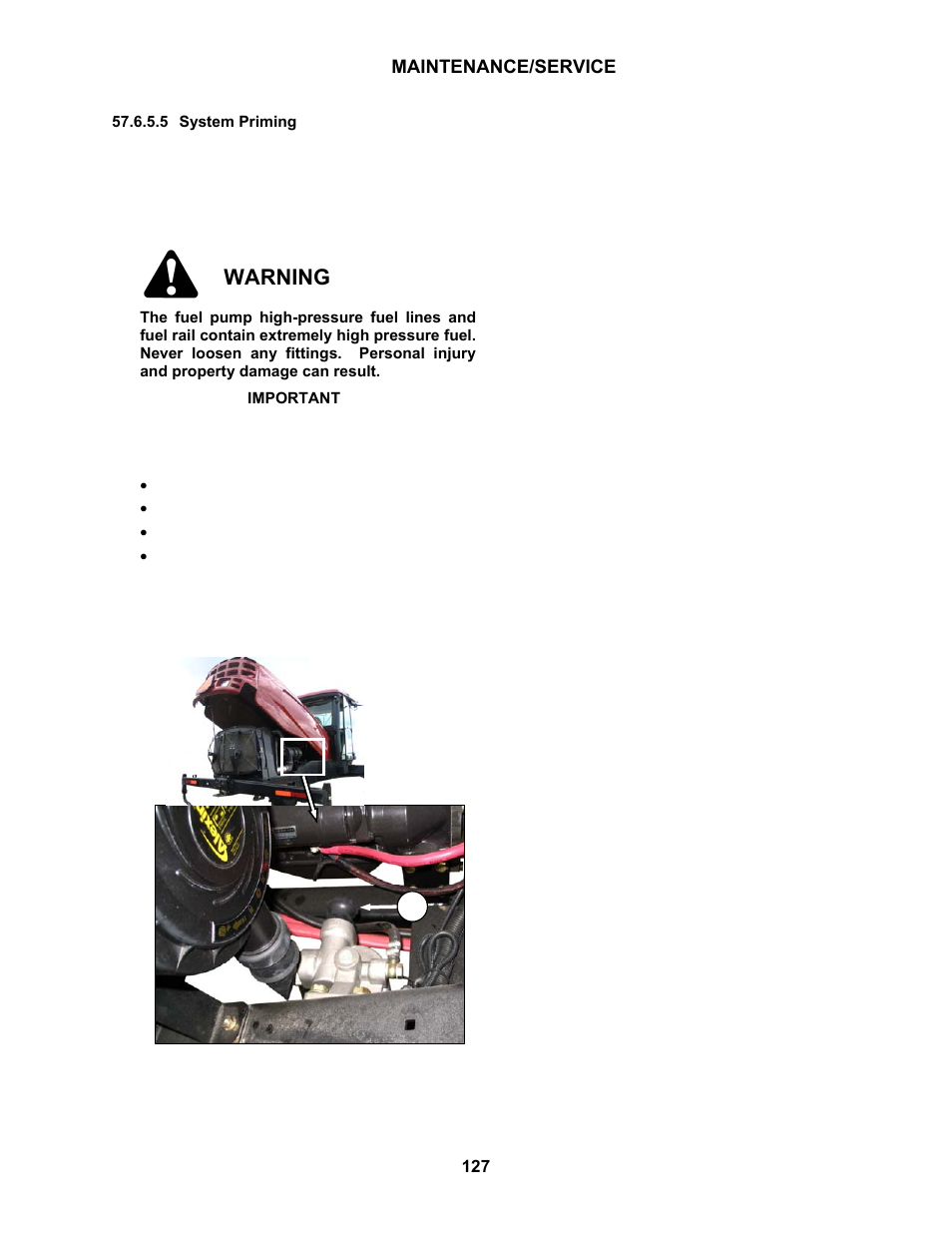 Warning | MacDon M100 SP Operators Manual User Manual | Page 129 / 193
