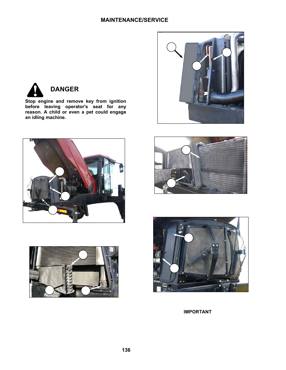 Danger | MacDon M100 SP Operators Manual User Manual | Page 138 / 193