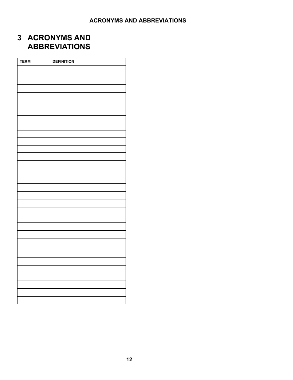 3 acronyms and abbreviations | MacDon M100 SP Operators Manual User Manual | Page 14 / 193