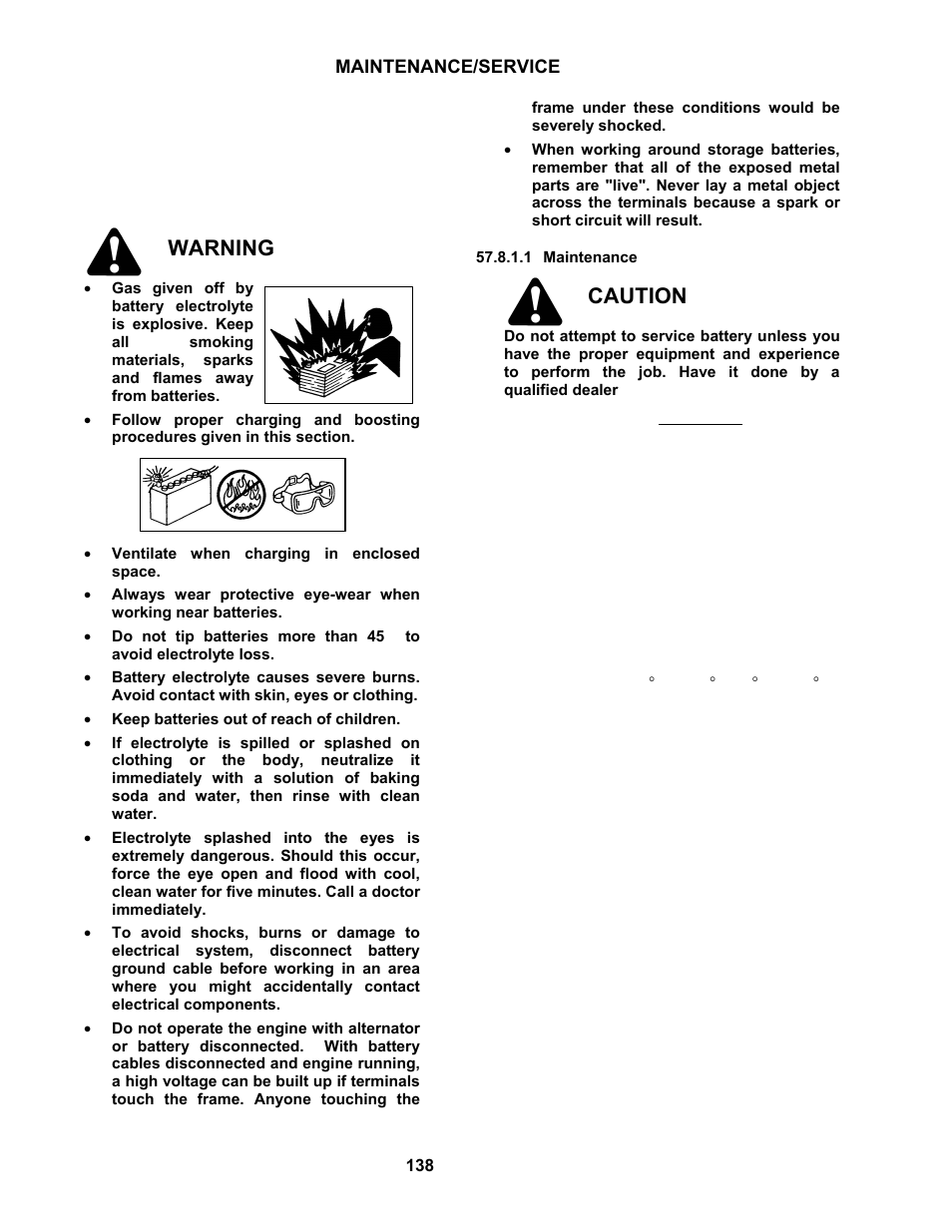 Warning, Caution | MacDon M100 SP Operators Manual User Manual | Page 140 / 193