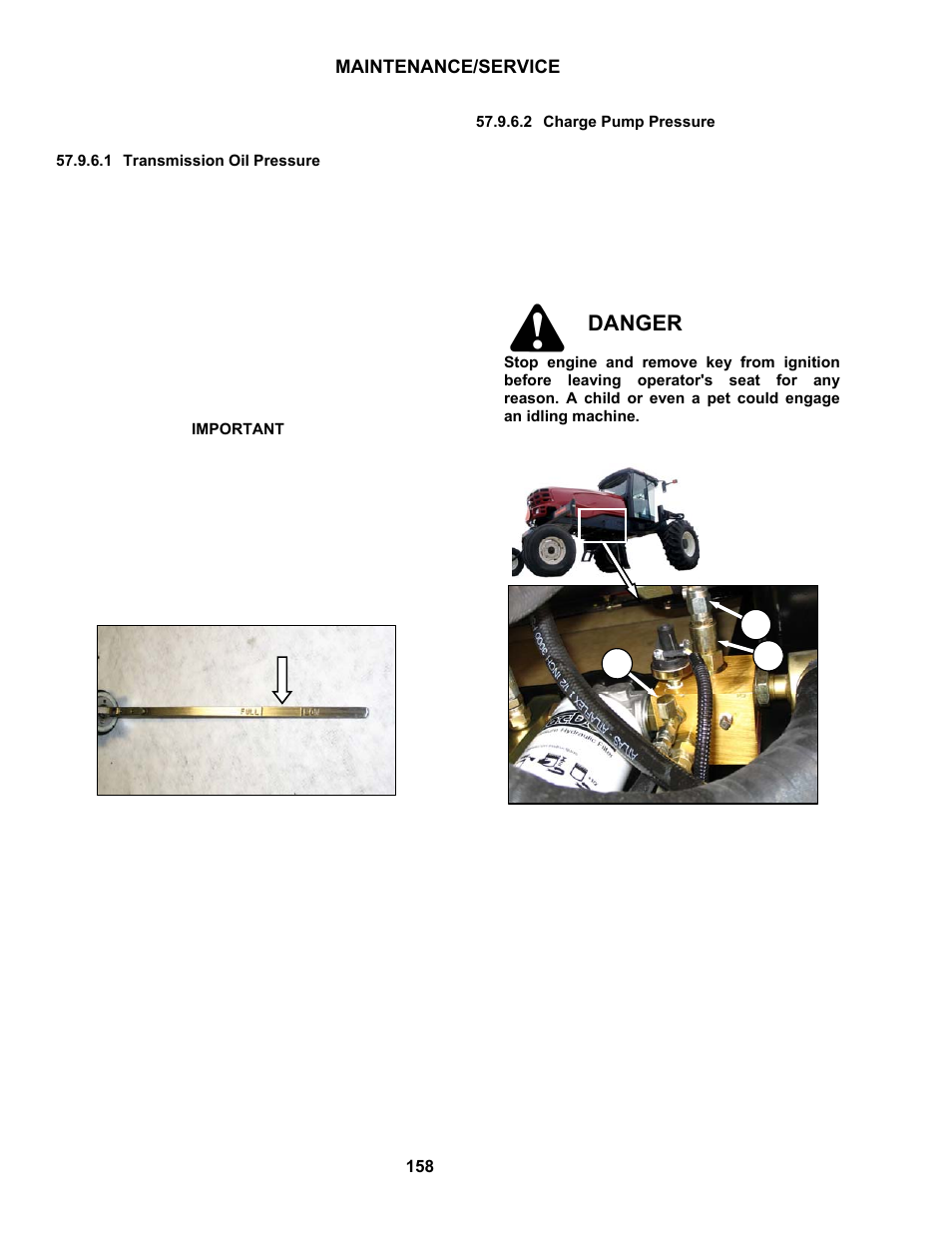 Danger | MacDon M100 SP Operators Manual User Manual | Page 160 / 193