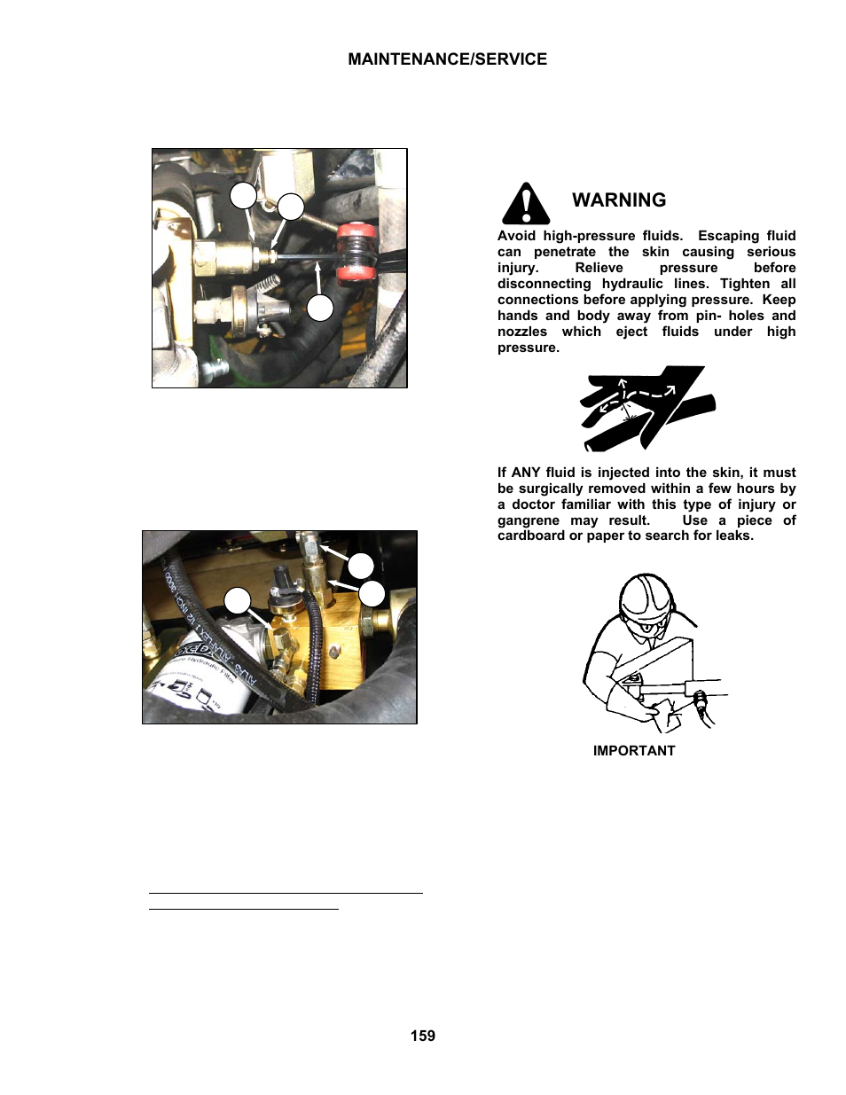 Warning | MacDon M100 SP Operators Manual User Manual | Page 161 / 193