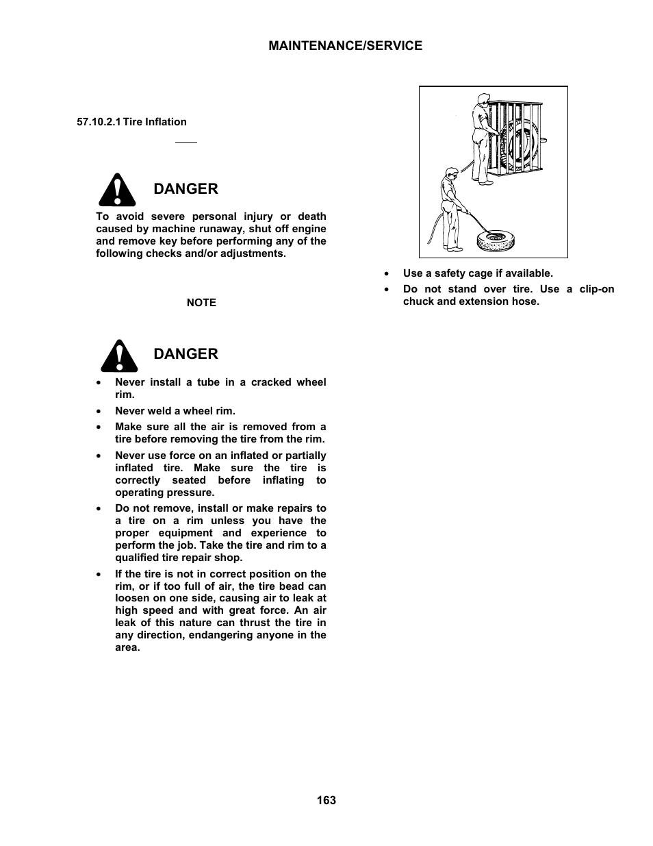 Danger | MacDon M100 SP Operators Manual User Manual | Page 165 / 193