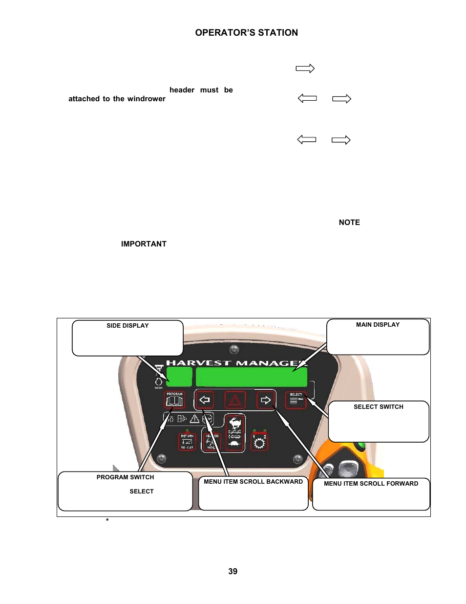 Operator’s station | MacDon M100 SP Operators Manual User Manual | Page 41 / 193
