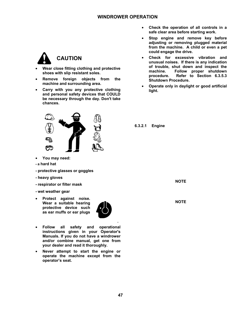 Caution | MacDon M100 SP Operators Manual User Manual | Page 49 / 193