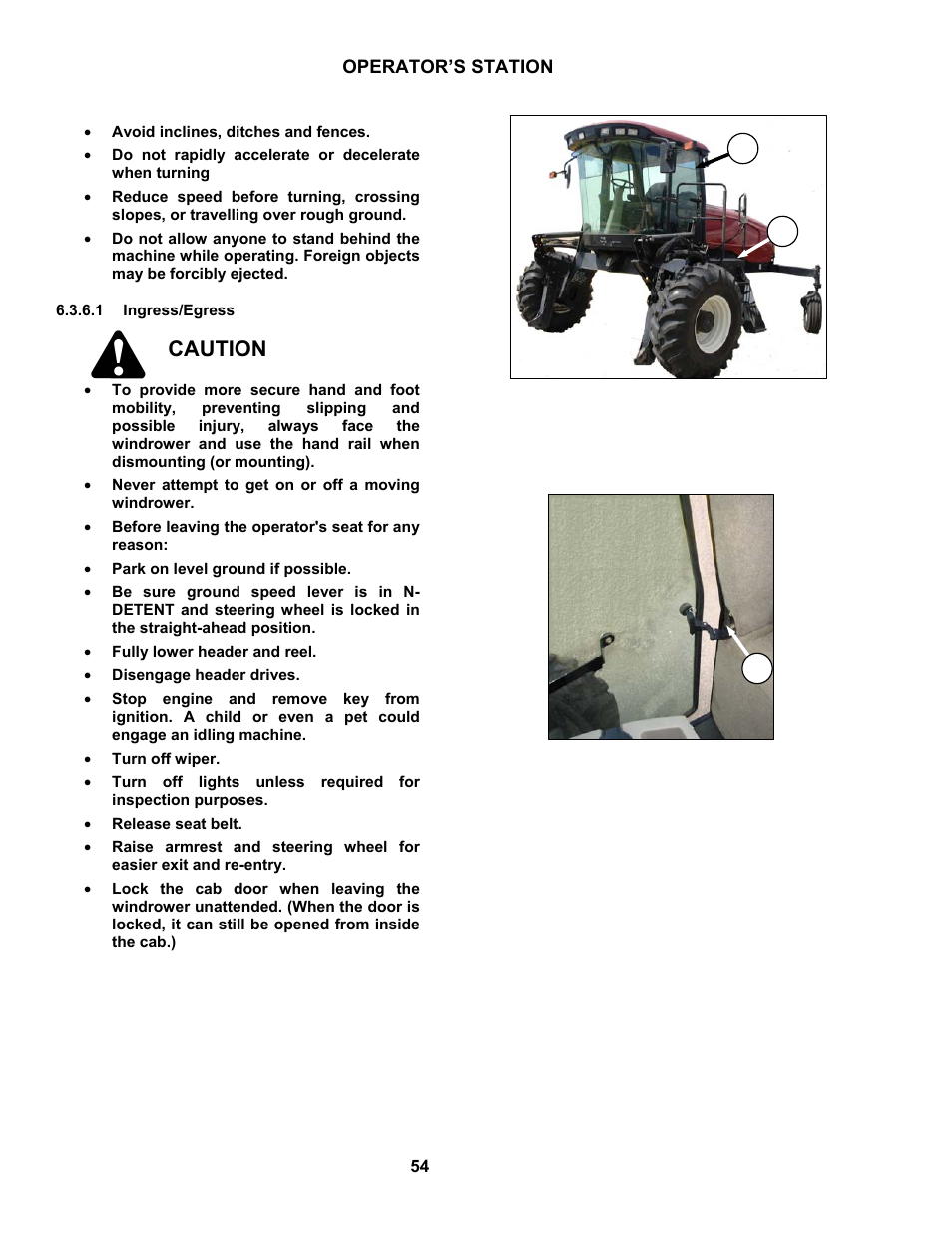 Caution | MacDon M100 SP Operators Manual User Manual | Page 56 / 193