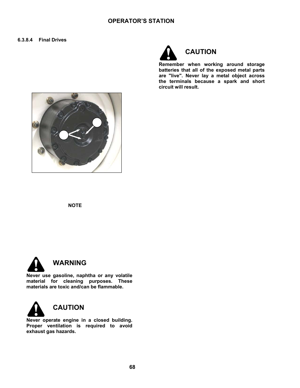 Warning, Caution | MacDon M100 SP Operators Manual User Manual | Page 70 / 193