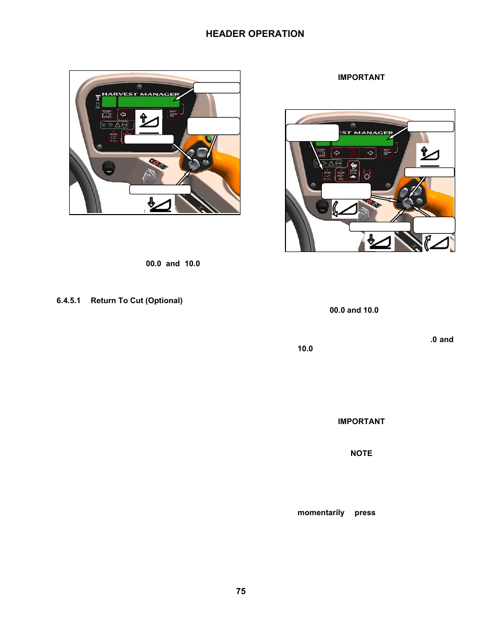 Header operation | MacDon M100 SP Operators Manual User Manual | Page 77 / 193