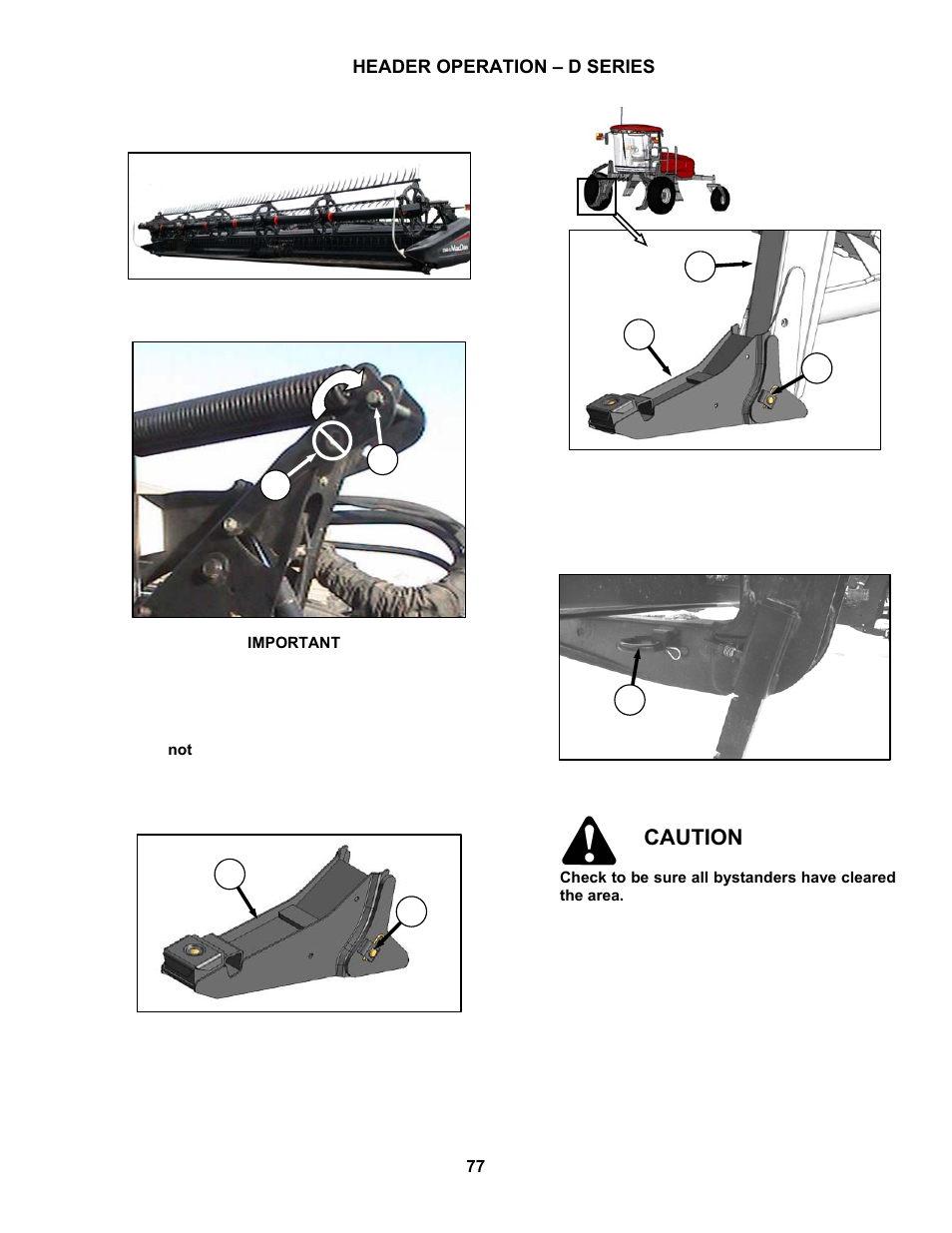 Caution | MacDon M100 SP Operators Manual User Manual | Page 79 / 193