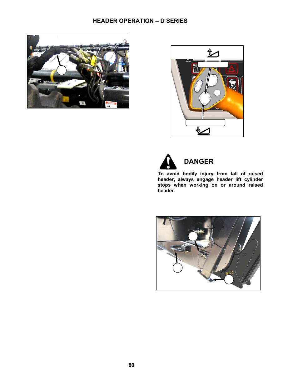 Danger | MacDon M100 SP Operators Manual User Manual | Page 82 / 193