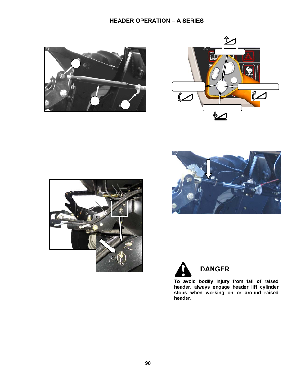 Danger | MacDon M100 SP Operators Manual User Manual | Page 92 / 193