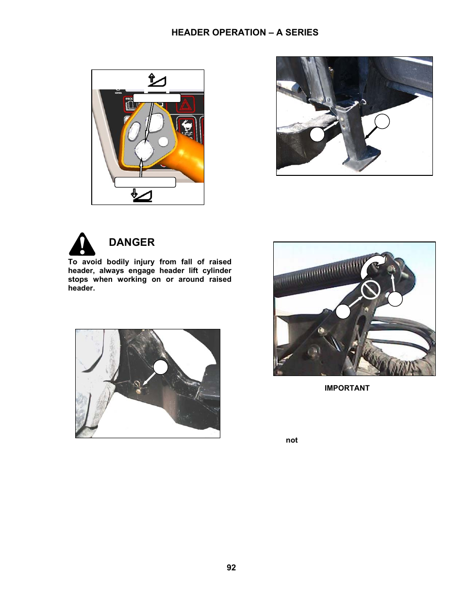 Danger | MacDon M100 SP Operators Manual User Manual | Page 94 / 193