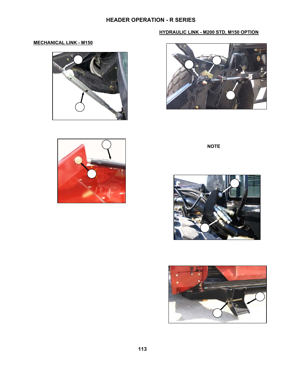 Header operation - r series | MacDon M150 SP User Manual | Page 115 / 234