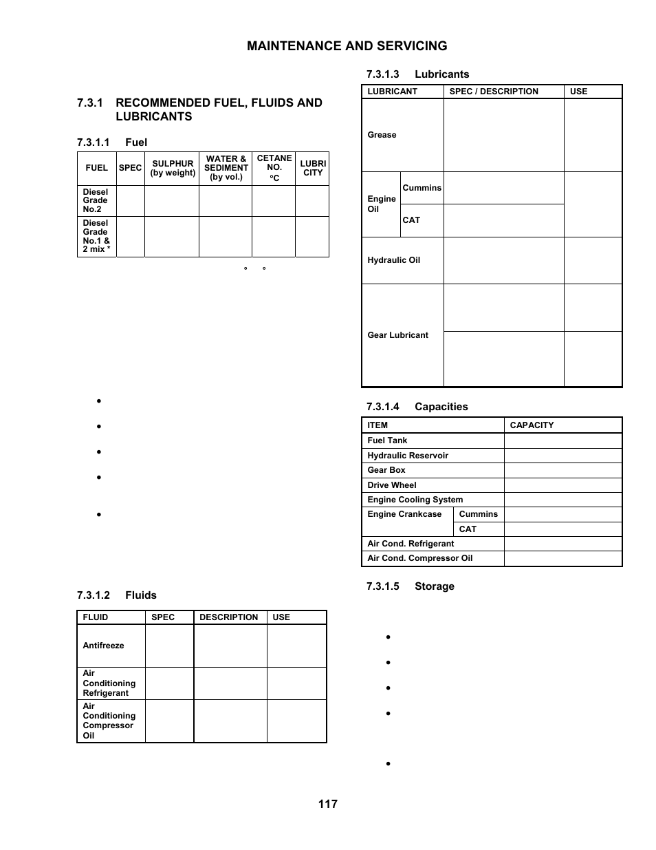 Maintenance and servicing, 3 maintenance specifications, 1 recommended fuel, fluids and lubricants | MacDon M150 SP User Manual | Page 119 / 234