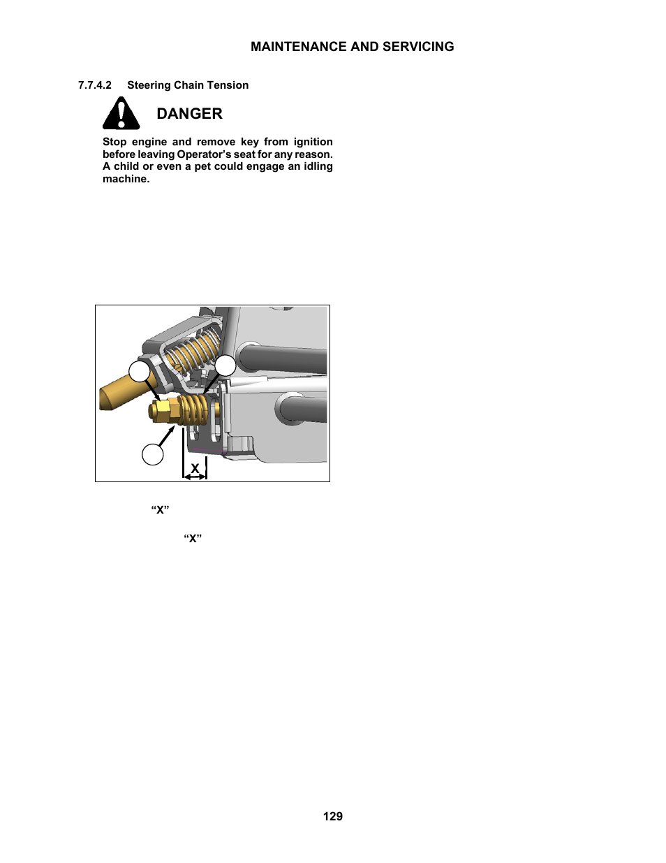 Danger | MacDon M150 SP User Manual | Page 131 / 234