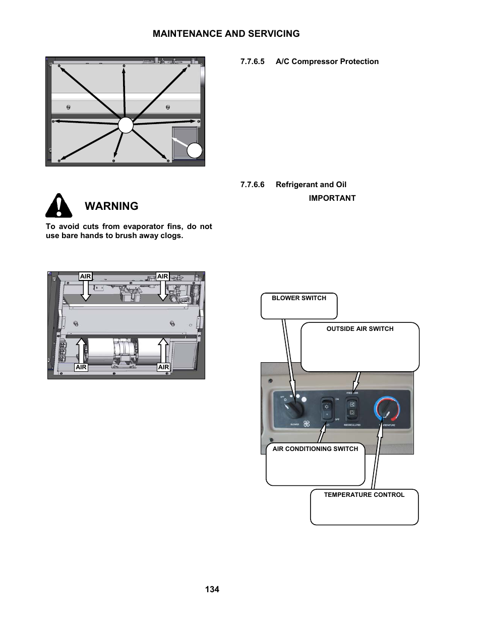 Warning, Maintenance and servicing | MacDon M150 SP User Manual | Page 136 / 234