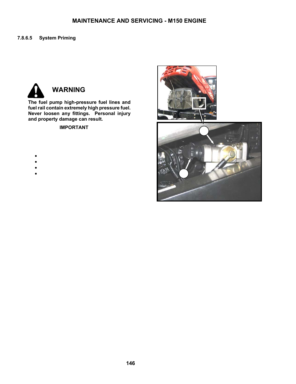 Warning | MacDon M150 SP User Manual | Page 148 / 234