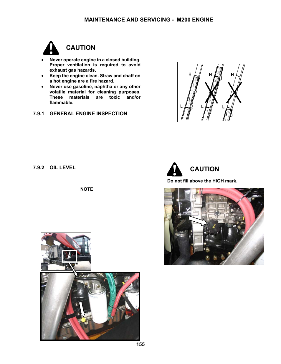 Caution | MacDon M150 SP User Manual | Page 157 / 234