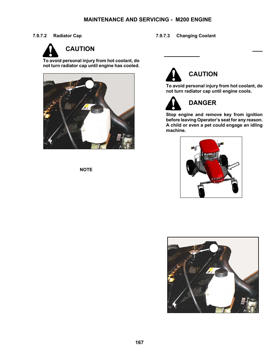 Caution, Danger | MacDon M150 SP User Manual | Page 169 / 234