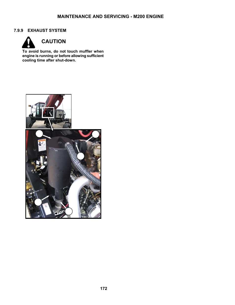 Caution | MacDon M150 SP User Manual | Page 174 / 234