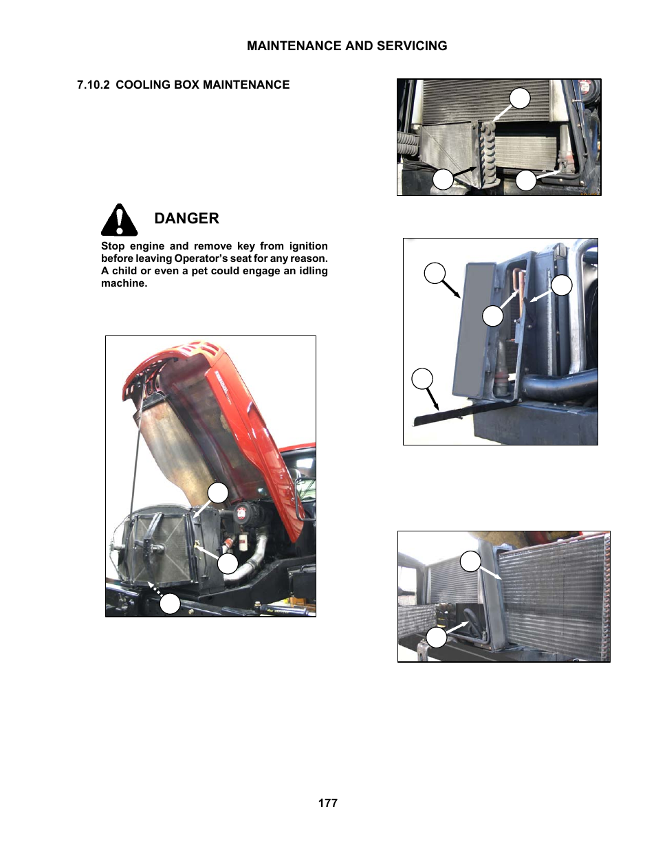 Danger | MacDon M150 SP User Manual | Page 179 / 234