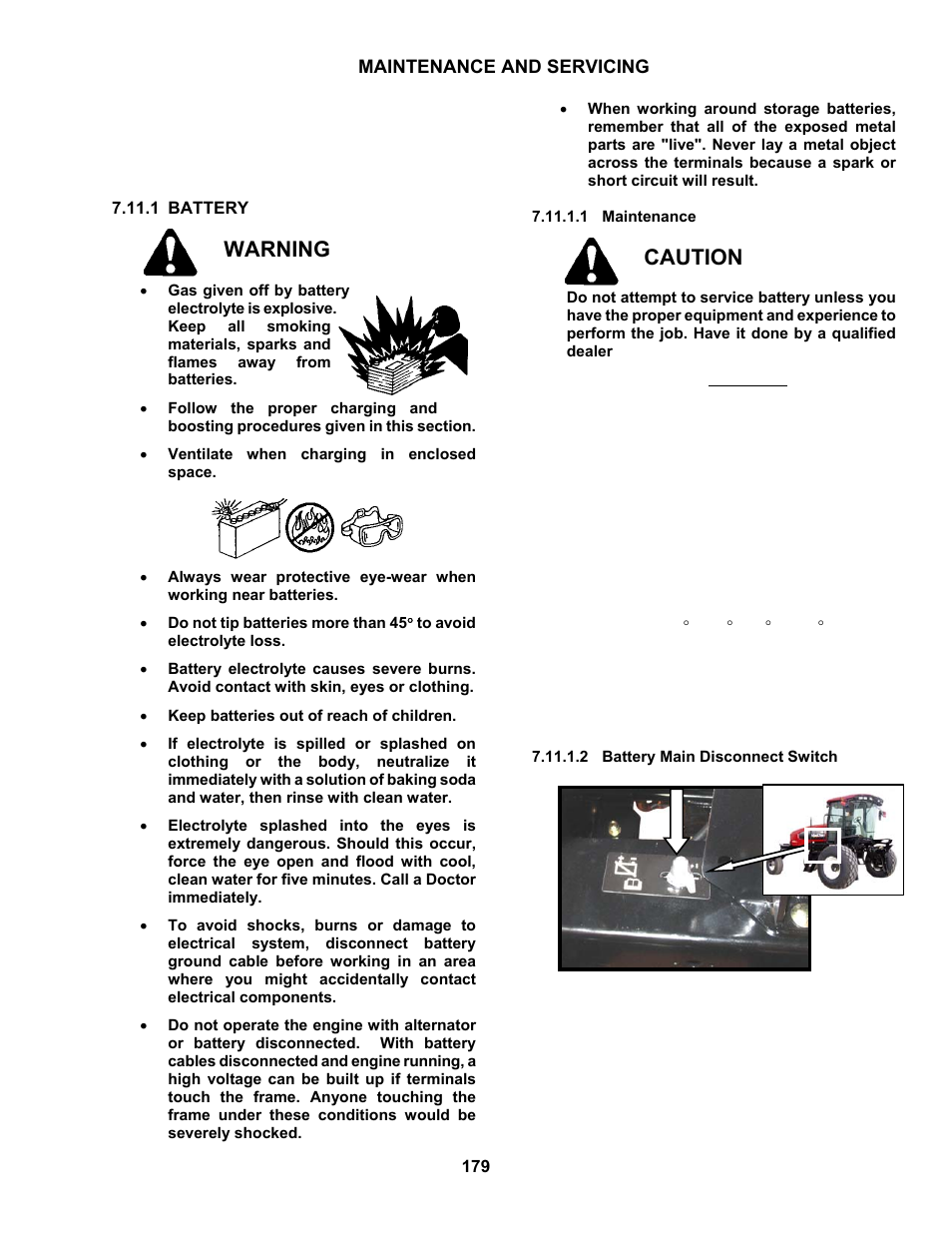 Warning, Caution | MacDon M150 SP User Manual | Page 181 / 234