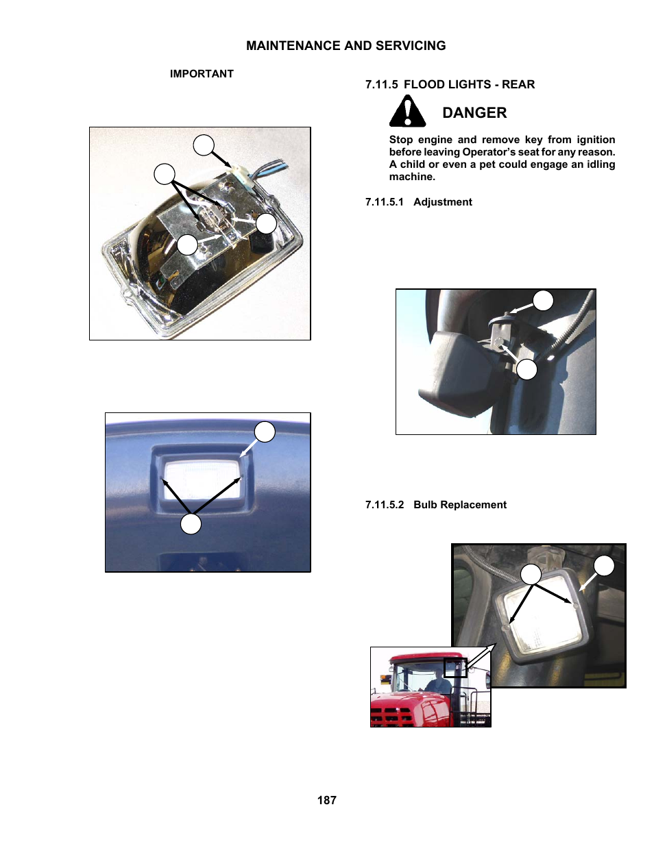 Danger | MacDon M150 SP User Manual | Page 189 / 234