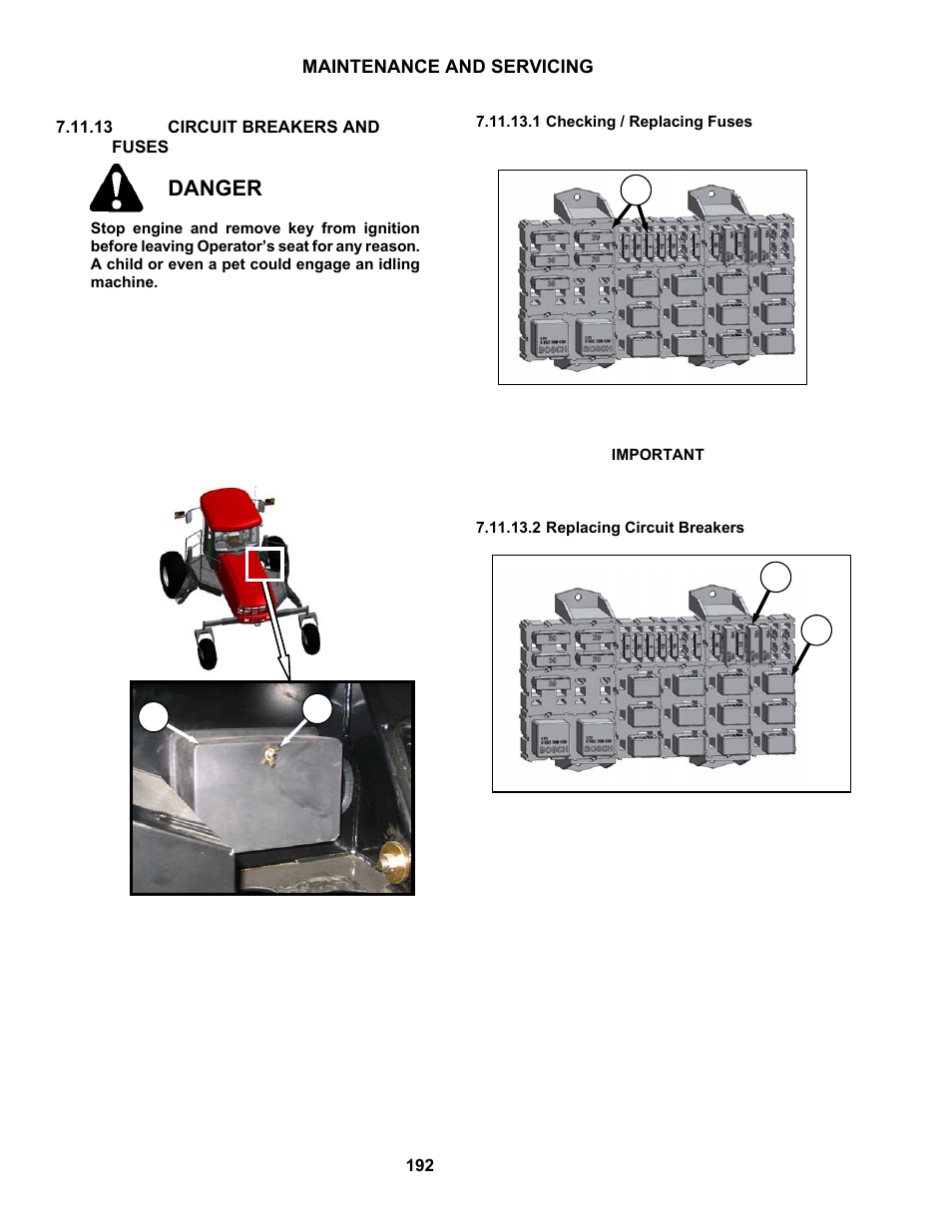 Danger | MacDon M150 SP User Manual | Page 194 / 234