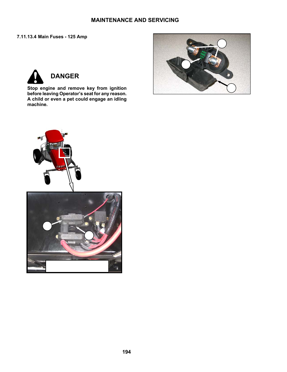 Danger | MacDon M150 SP User Manual | Page 196 / 234