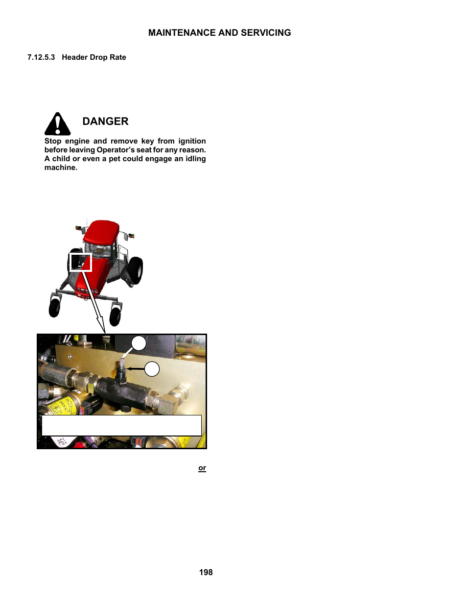 Danger | MacDon M150 SP User Manual | Page 200 / 234