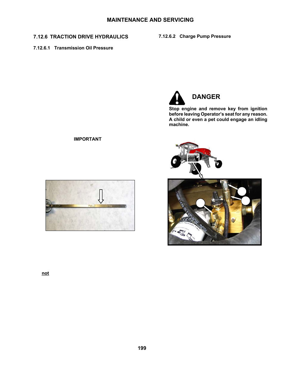 Danger | MacDon M150 SP User Manual | Page 201 / 234