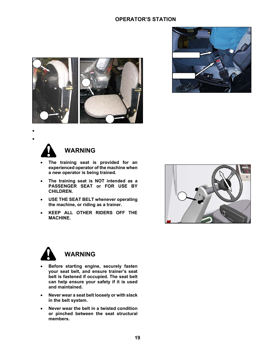 Warning | MacDon M150 SP User Manual | Page 21 / 234