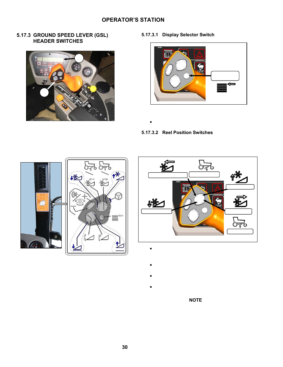 Operator’s station | MacDon M150 SP User Manual | Page 32 / 234